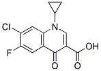 1-Cyclopropyl-6-Fluoro-1,4-Dihydro-4-Oxo-7- Chloro-3-Quinoline Carboxylic Acid  Struktur