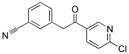 2-CHLORO-5-[2-(3-CYANOPHENYL)-1-OXOETHYL]PYRIDINE Struktur