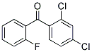 2,4-Dichloro-2'-Fluoro-Benzophenone Struktur