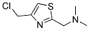 2-(Dimethylaminomethyl)-4-Chloromethyl-Thiazole Struktur