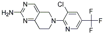 2-Amino-6-[3-chloro-5-(trifluoromethyl)pyridin-2-yl]-5,6,7,8-tetrahydropyrido[4,3-d]pyrimidine Struktur