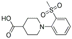 1-[2-(Methylsulphonyl)phenyl]piperidine-4-carboxylic acid Struktur