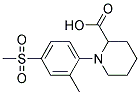 1-[2-Methyl-4-(methylsulphonyl)phenyl]piperidine-2-carboxylic acid Struktur