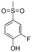 2-Fluoro-4-(methylsulphonyl)phenol Struktur