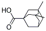 1,3-Dimethyladamantane-5-carboxylic acid Struktur