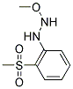 2-Methoxy-6-(methylsulphonyl)phenylhydrazine Struktur