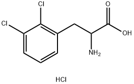 2,3-Dichloro-DL-Phenylalanine Struktur