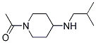 1-Acetyl-N-isobutylpiperidine-4-amine Struktur