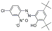 2[(4-Chloro-2-Nitrophenyl)azo]-4,6-Bis(1,1-dimethylethyl)phenol Struktur