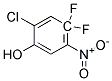 2-Chloro-4-Fluoro-5-Nitro-4-Fluorophenol Struktur