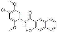 2-Hydroxy-3-Naphthoyl-(4'-Chlore-2',5'-dimethoxy)Aniline Struktur