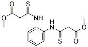 [2-(2-METHOXYCARBONYL-THIOACETYLAMINO)-PHENYLTHIOCARBAMOYL]-ACETIC ACID METHYL ESTER Struktur