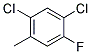 1,5-DICHLORO-2-FLUORO-4-METHYL-BENZENE Struktur