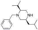 1-BENZYL-2(S)-ISOPROPYL-5(S)-ISOBUTYL-PIPERAZINE Struktur