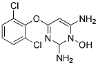 2,6-DIAMINO-4-(2,6-DICHLORO-PHENOXY)-2H-PYRIMIDIN-1-OL Struktur