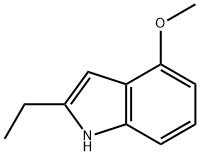 2-ETHYL-4-METHOXY-1H-INDOLE Struktur