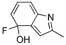 2-METHYL-4-FLUORO-4-HYDROXYINDOLE Struktur