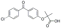 2-[4-(4-Chlorobenzoyl)-Phenoxy]-Isobutylic Acid Struktur