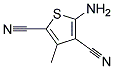 2-amino-3,5-dicyano-4-methylthiophene Struktur