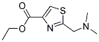 2-dimethylaminomethyl-4-ethoxycarbonylthiazole Struktur