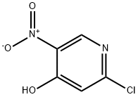 2-Chloro-5-nitro-pyridin-4-ol Struktur