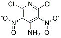 2,6-DICHLORO-3,5-DINITRO-4-AMINOPYRIDINE Struktur