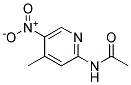 2-ACETYLAMINO-5-NITRO-4-PICOLINE Struktur