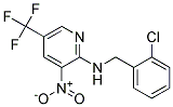 (2-Chloro-benzyl)-(3-nitro-5-trifluoromethyl-pyridin-2-yl)-amine Struktur