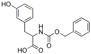 2-{[(benzyloxy)carbonyl]amino}-3-(3-hydroxyphenyl)propanoic acid Struktur