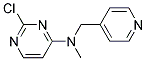 2-chloro-N-methyl-N-(pyridin-4-ylmethyl)pyrimidin-4-amine Struktur