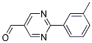 2-(3-methylphenyl)pyrimidine-5-carbaldehyde Struktur