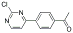 1-[4-(2-Chloro-pyrimidin-4-yl)-phenyl]-ethanone Struktur