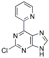 2-chloro-6-pyridin-2-yl-9H-purine Struktur