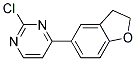 2-Chloro-4-(2,3-dihydro-benzofuran-5-yl)-pyrimidine Struktur