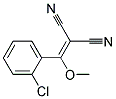 [(2-chlorophenyl)(methoxy)methylidene]propanedinitrile Struktur