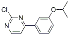 2-Chloro-4-(3-isopropoxy-phenyl)-pyrimidine Struktur