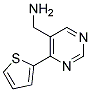 1-(4-thiophen-2-ylpyrimidin-5-yl)methanamine Struktur