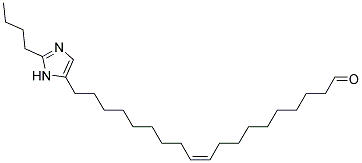 2-Butyl-5-Imidazolelecarboxaldehyde Struktur