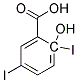 2,5-Diiodosalicylic Acid Struktur