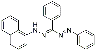 1-(1-NAPHTHYL)-3,5-DIPHENYLFORMAZAN Struktur