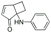 1-ANILINOBICYCLO(3.2.0)HEPT-3-EN-2-ONE Struktur