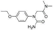 2-(1-(P-ETHOXYPHENYL)UREIDO)-N,N-DIMETHYLACETAMIDE Struktur