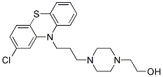 2-(4-(3-(2-CHLORO-10-PHENOTHIAZINYL)PROPYL)-1-PIPERAZINYL)ETHANOL Struktur