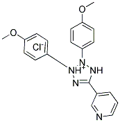 2,3-BIS(P-METHOXYPHENYL)-5-(3-PYRIDYL)-2H-TETRAZOLIUMCHLORIDE Struktur