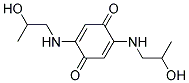 2,5-BIS(2-HYDROXYPROPYLAMINO)-P-BENZOQUINONE Struktur