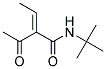 2-ACETYL-N-TERT-BUTYL-2-BUTENAMIDE Struktur