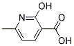 2-HYDROXY-6-METHYL-3-PYRIDINECARBOXYLICACID Struktur