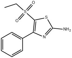 2-Amino-5-ethylsulfonyl-4-phenyl-1,3-thiazole Struktur