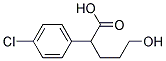 2-(4-CHLORO-PHENYL)-5-HYDROXY-PENTANOIC ACID
 Struktur