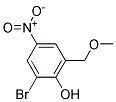 2-BROMO-6-METHOXYMETHYL-4-NITRO- PHENOL Struktur